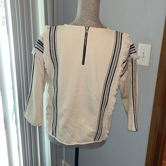 Anthropologie | Eri + Ali Embroidered Top Medium - Picture 4 of 6